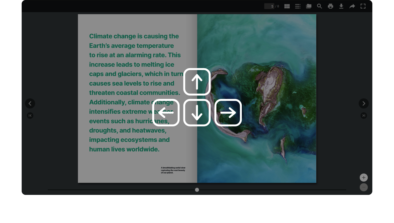 100% keyboard navigation: simplified reading for everyone