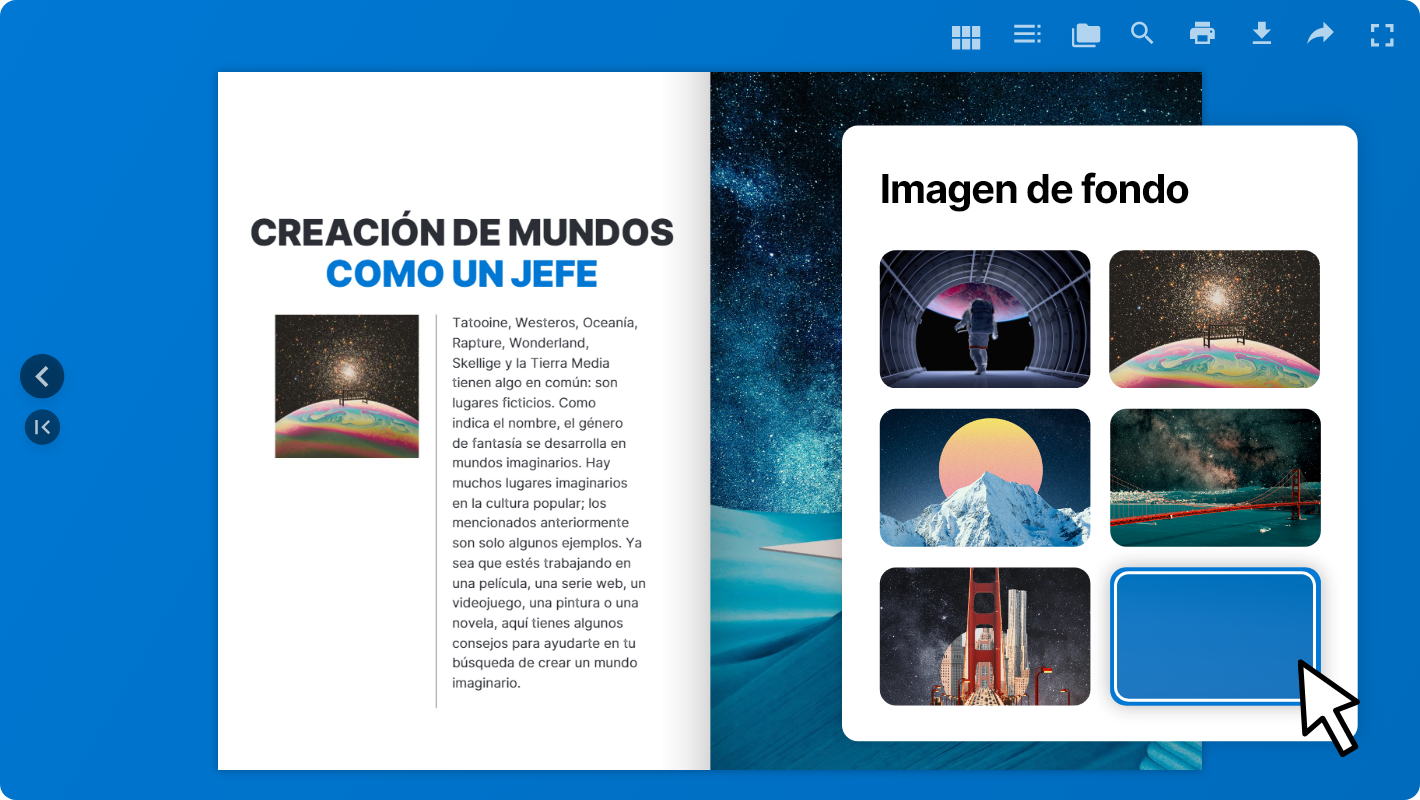 Personaliza el visor