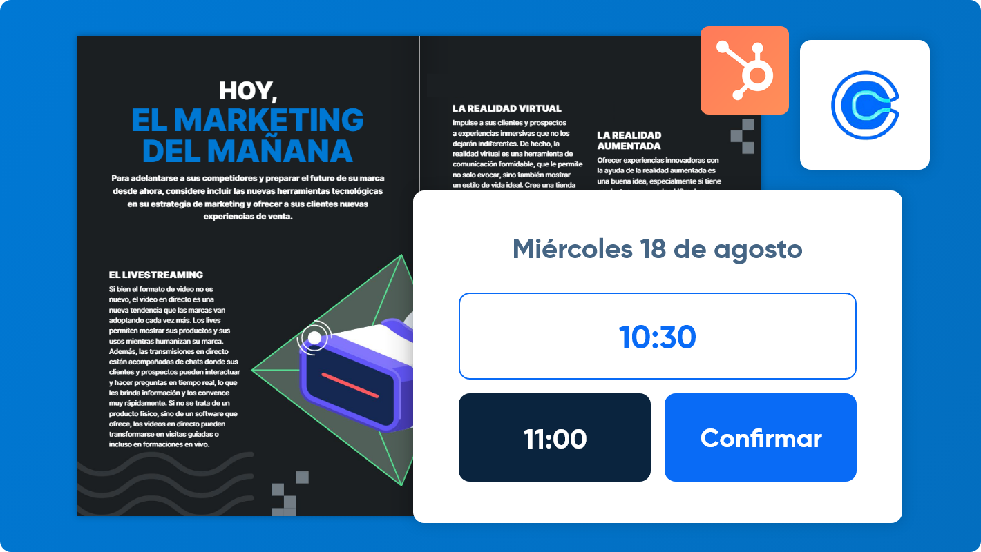 Facilite la programación de citas