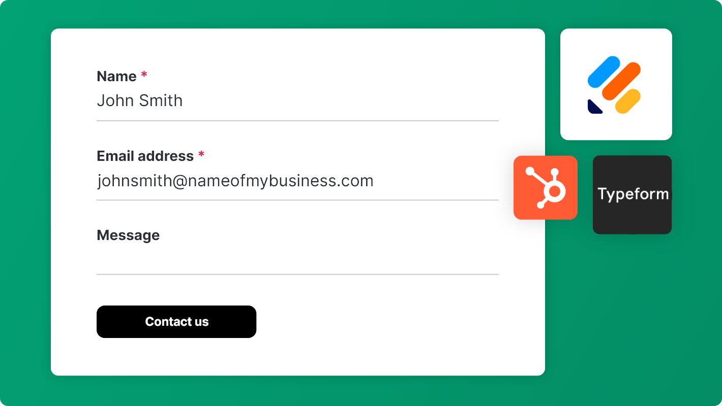 Integrate contact forms