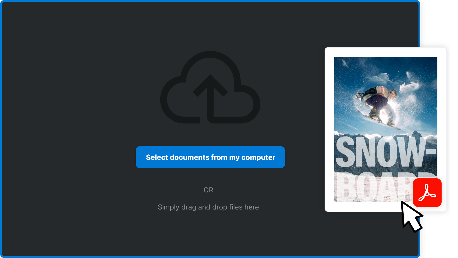 Go from print to digital in a few clicks